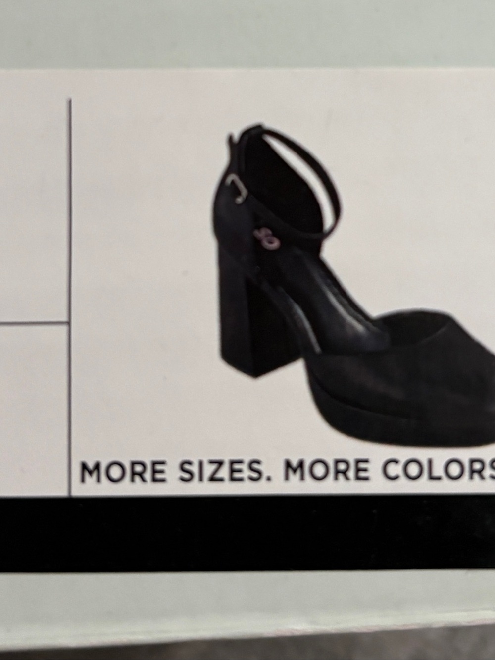 Mary Jane Black Ankle-Strap Block Heel Pumps size 8 - Picture 3 of 3